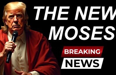 Immer wieder kursieren Bilder, in denen US-Präsident Trump als Erlöser dargestellt wird. Viele kommen aus seinem eigenen Umfeld.